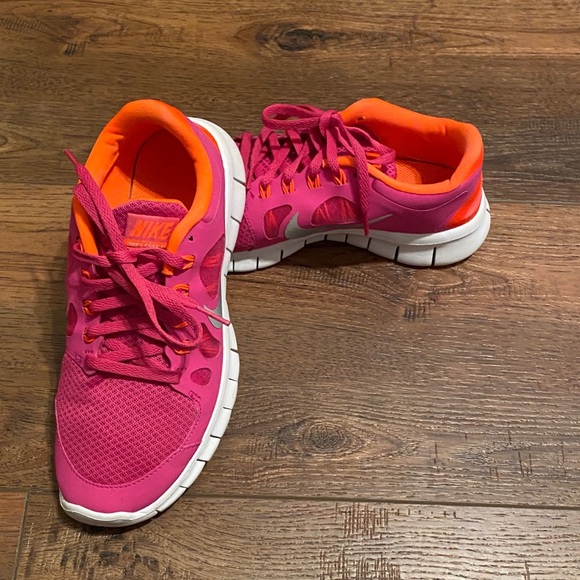 Nike Shoes Nike Pink And Orange Sneakers Poshmark
